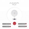 تهویه مطبوع|پنکه رومیزی پارس خزر مدل 2040 سفید