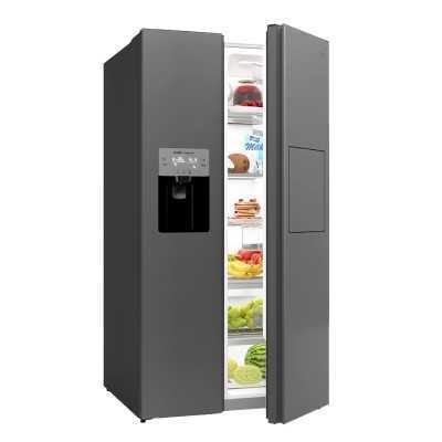 یخچال فریزر|یخچال فریزر ساید بای ساید جی پلاس مدل LAMBERT R7927BS مشکی